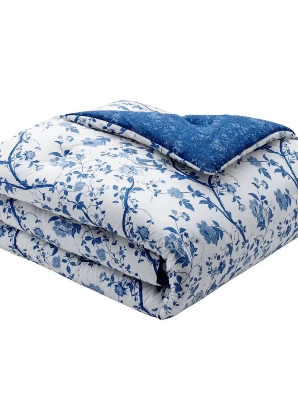 ELEGANT Elise Reversible TWIN Duvet Set Blue - Laura Ashley 2 PC